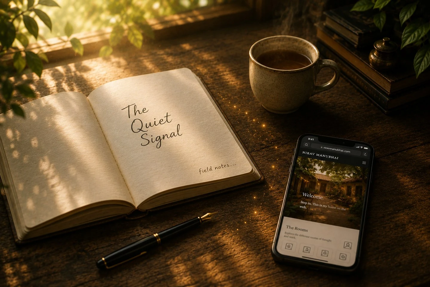 The Quiet Signal, a field-note series by Nirav Manubhai