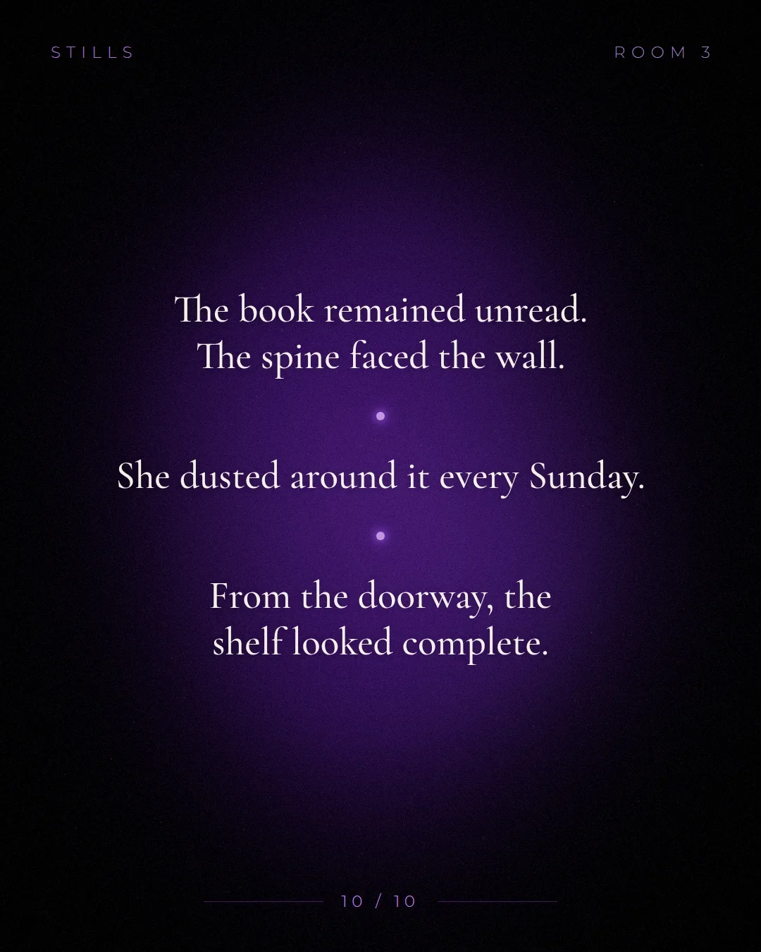 The Empty Shelf — still 10 of 10