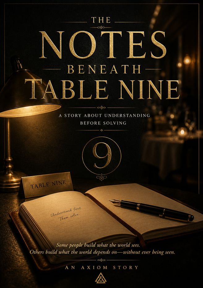 The Notes Beneath Table Nine — story artwork